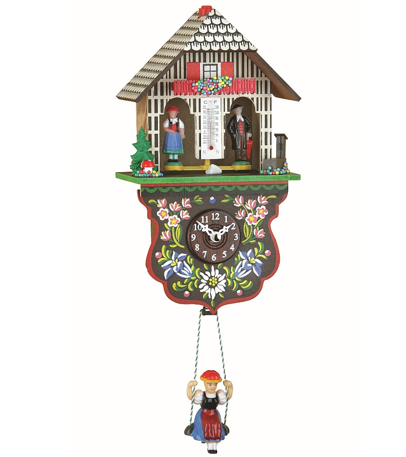 Pendulette Miniature Forêt-Noire Kuckulino - Maison Traditionnelle, Trenkle, TU 2024 SQ, Neuve